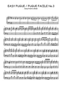 Fugue facile N°3 - Georg Friedrich Händel